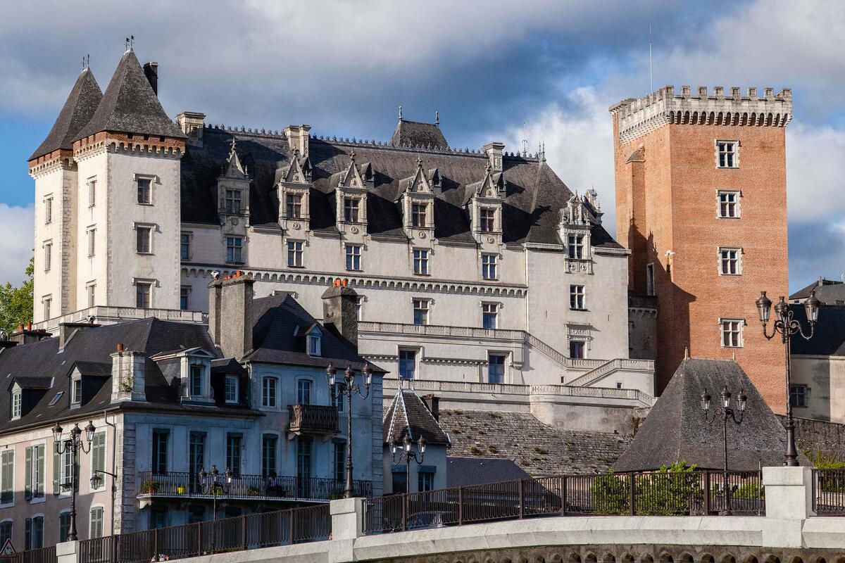 Façade sud du château de Pau
