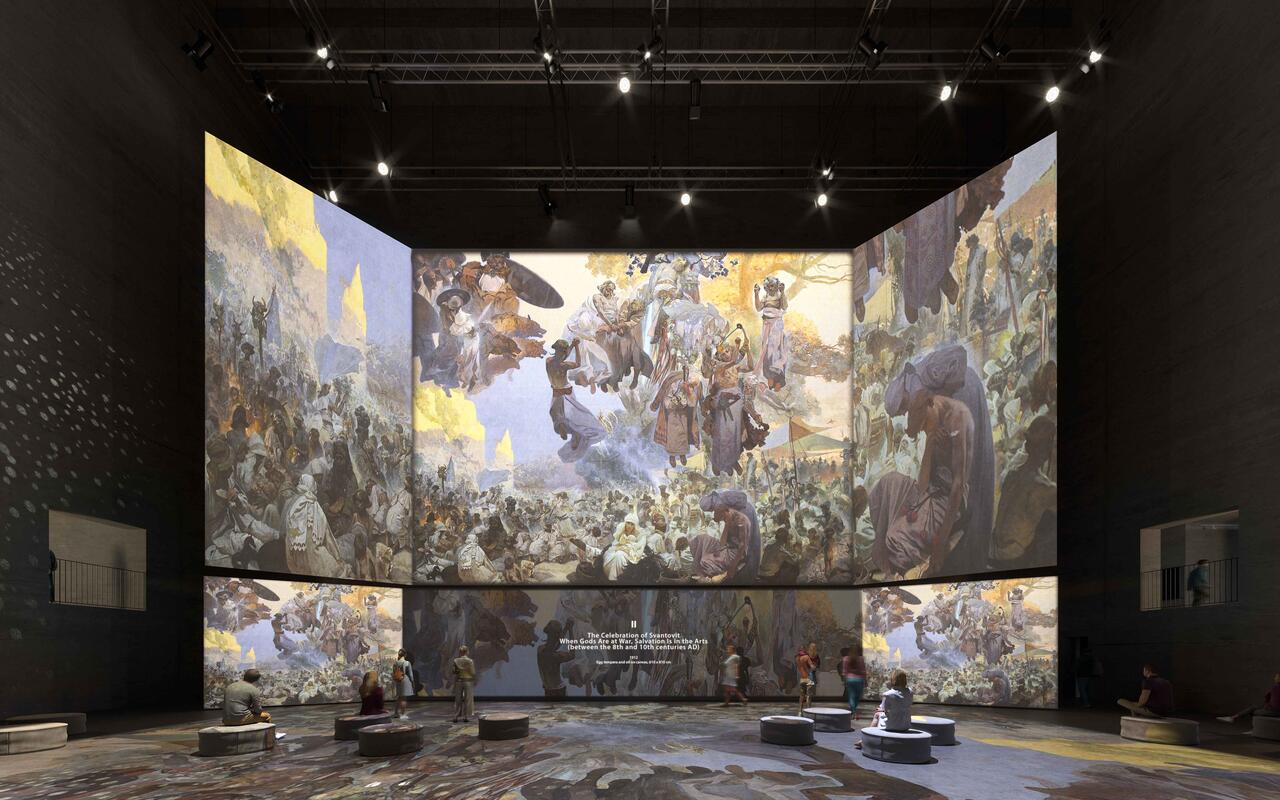 Image de synthèse exposition Éternel Mucha