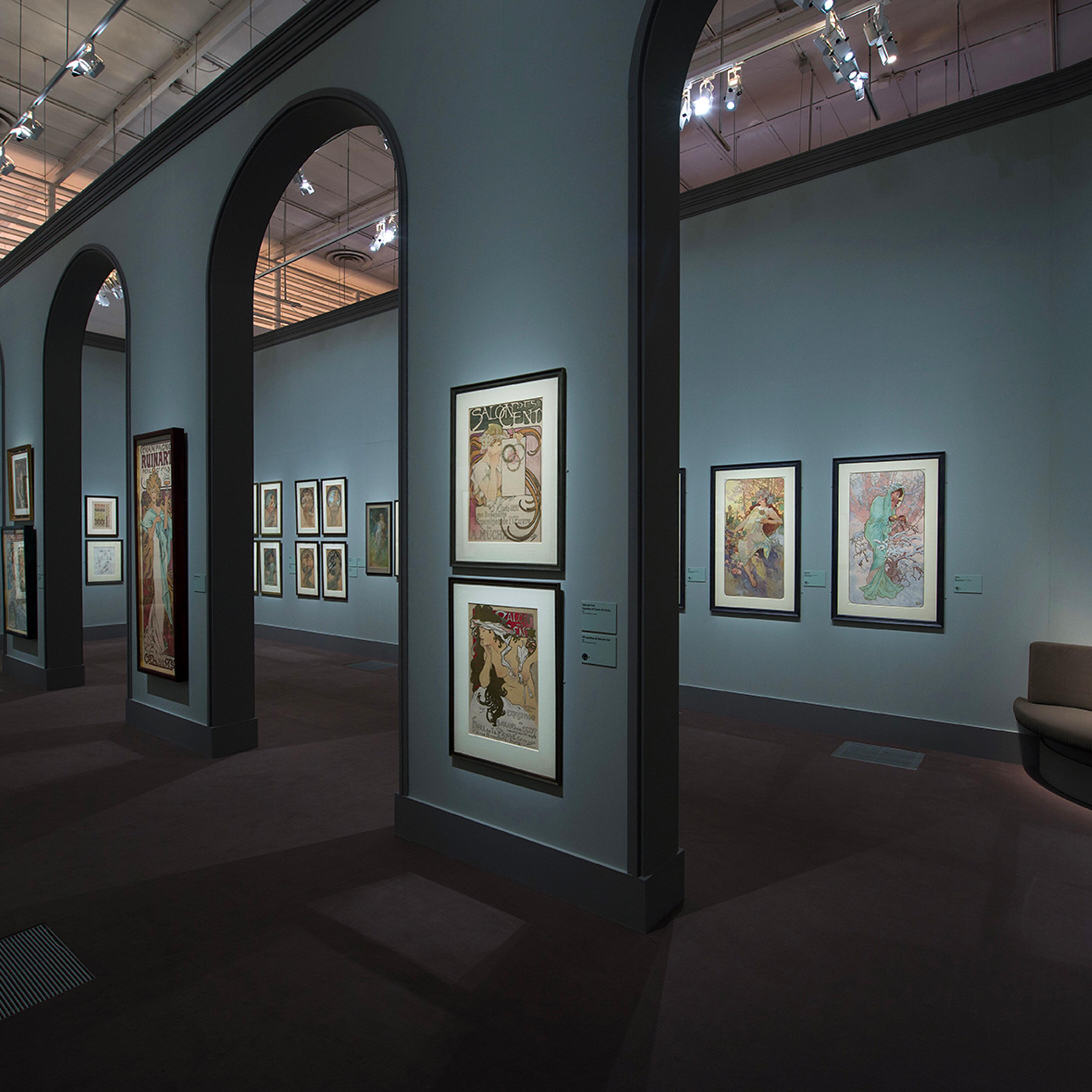 Exposition Mucha au Musée du Luxembourg, 2018, © Didier Plowy pour le GrandPalaisRmn