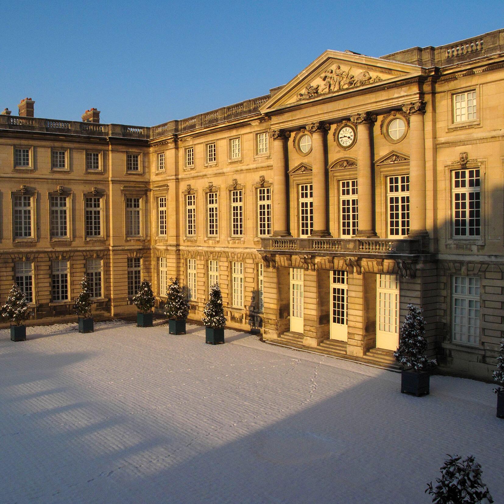 Château de Compiègne pendant l'hiver