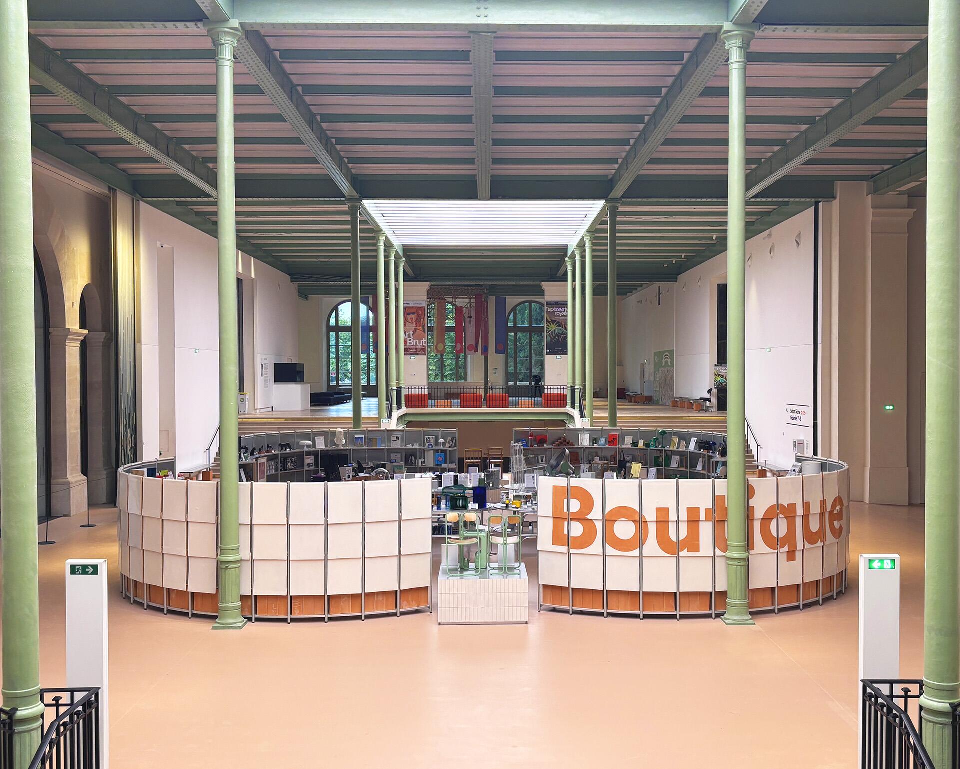 Vue de la boutique design et métiers d'art