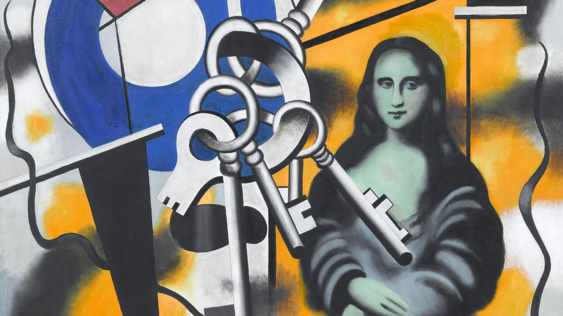 Tableau La Joconde aux clés de Fernand Léger, 1930