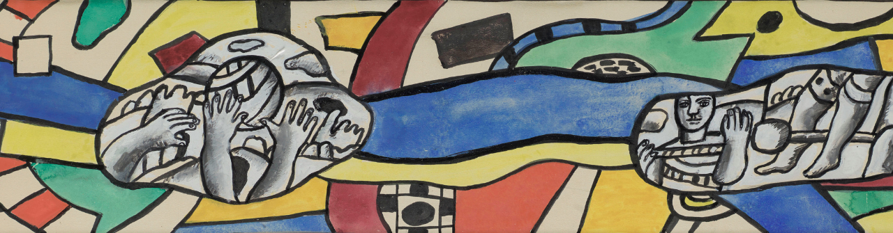 Musée national Fernand Léger - Fernand Léger, Sans titre (Maquette pour Stade, Hanovre)