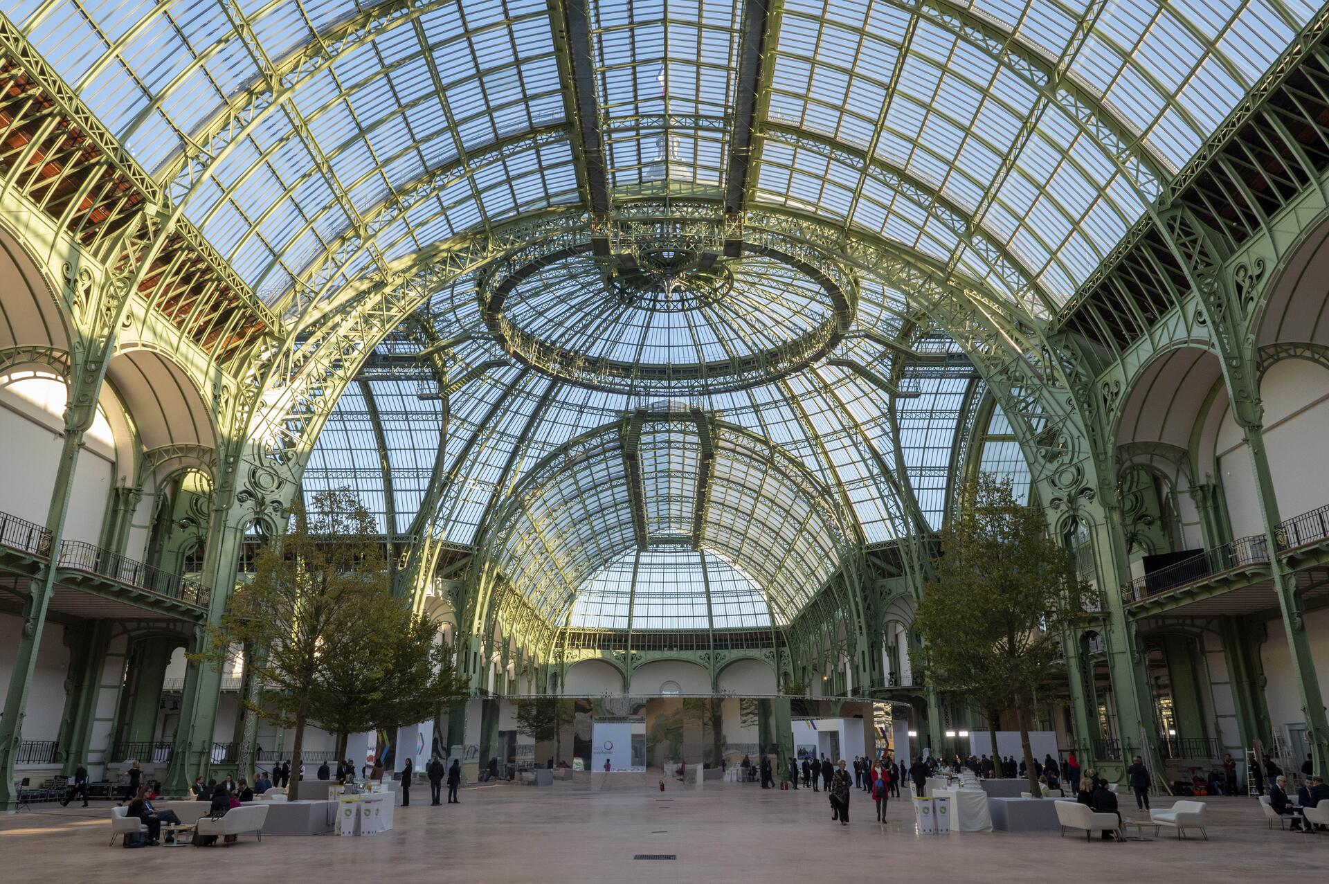 Intérieur du Grand Palais - Sommet de la francophonie