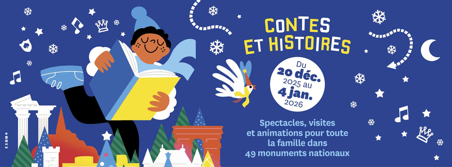 Affiche de l'évènement "contes et histoires"
