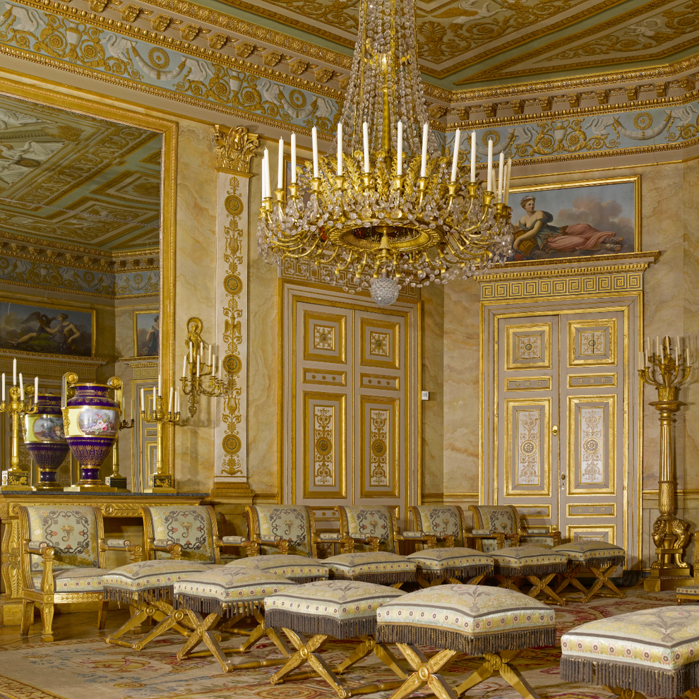 Appartement de l'Impératrice : troisième salon ou grand salon de Réception - Château de Compiègne