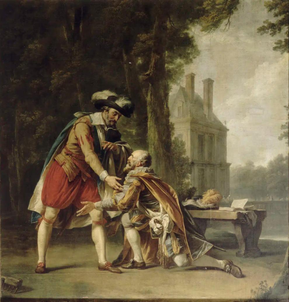 Tableau de François-André Vincent représentant Henri IV
