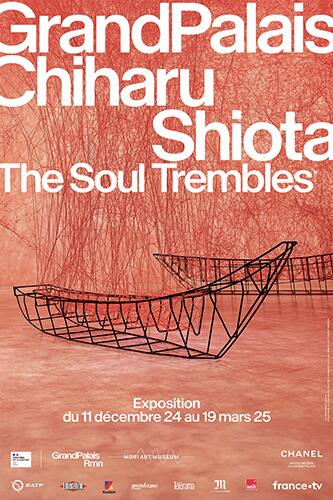 affiche exposition chiharu shiotagrandpalais 2024