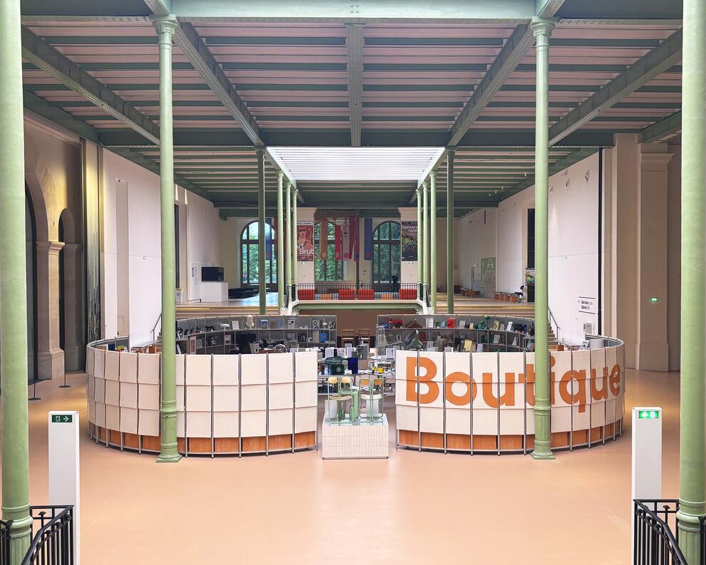 Vue de la boutique design et métiers d'art